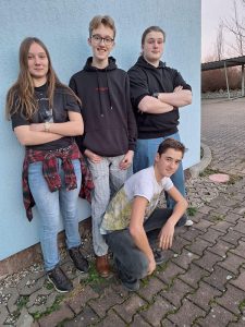Musikband "Die Bildungsluecken". Support für Record Release Konzert